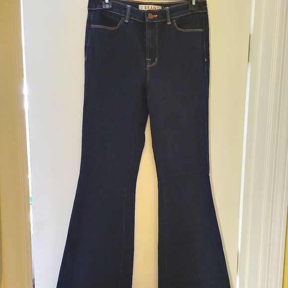 J Brand Dark Denim Flared Jeans size 28 woman's "The Doll" - Picture 10 of 10